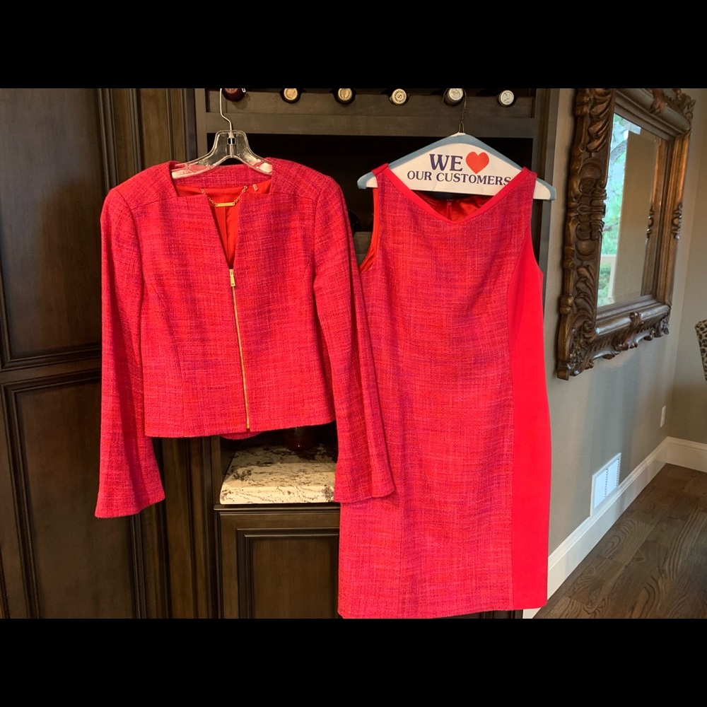 Ellie Tahari summer jacket and dress